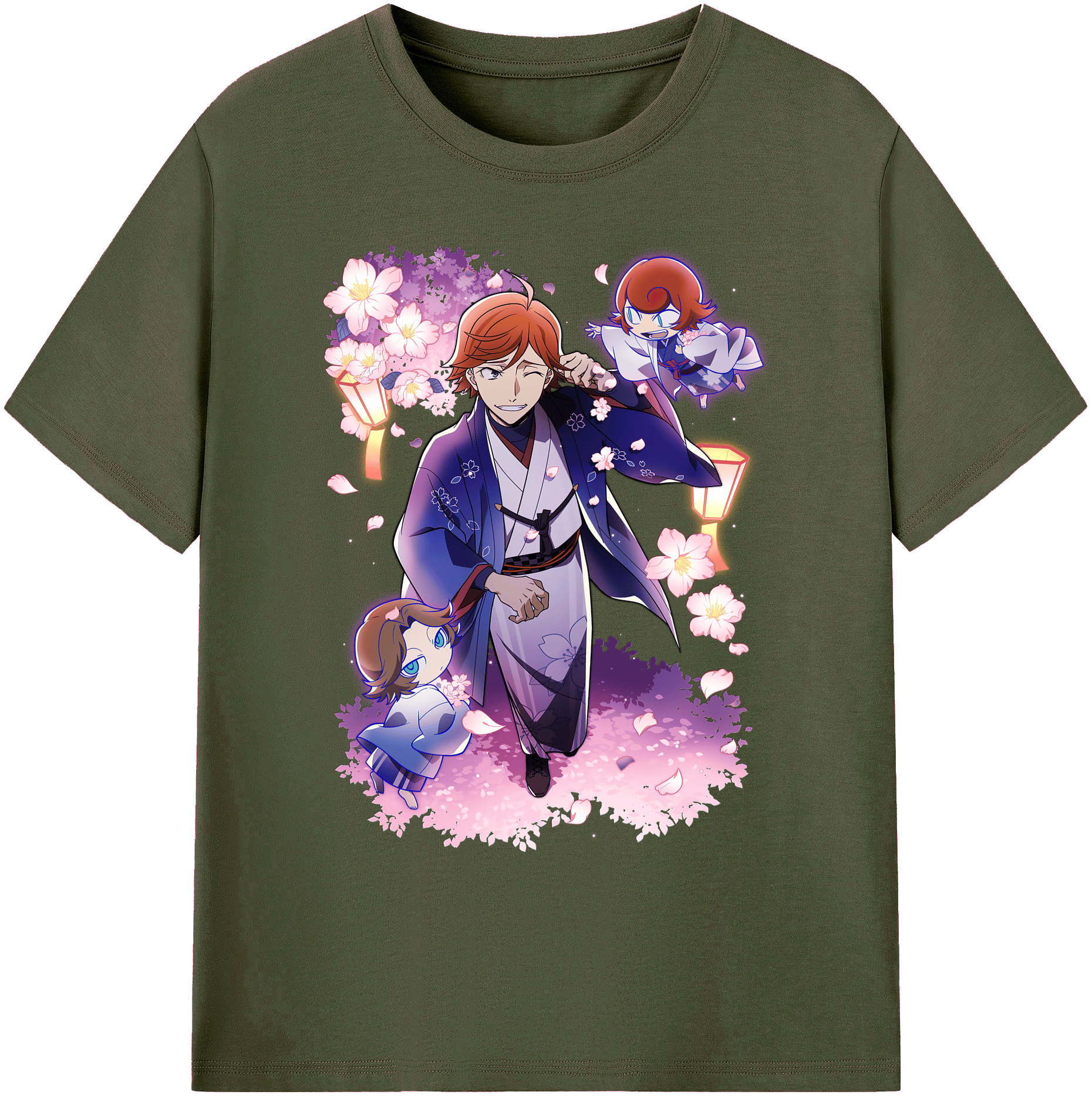 （画像用） 文豪ストレイドッグス Bungo Stray Dogs 綿100％ メンズ半袖Tシャツ｜肌触りやわらか＆通気性